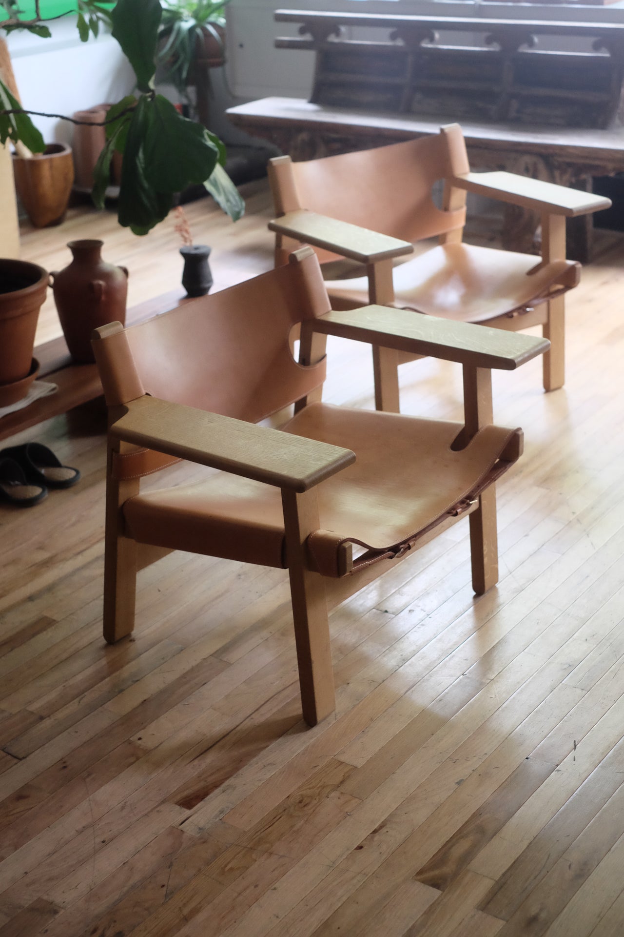 'Spanish' Lounge Chairs by Mogensen for Fredericia (Price Per)