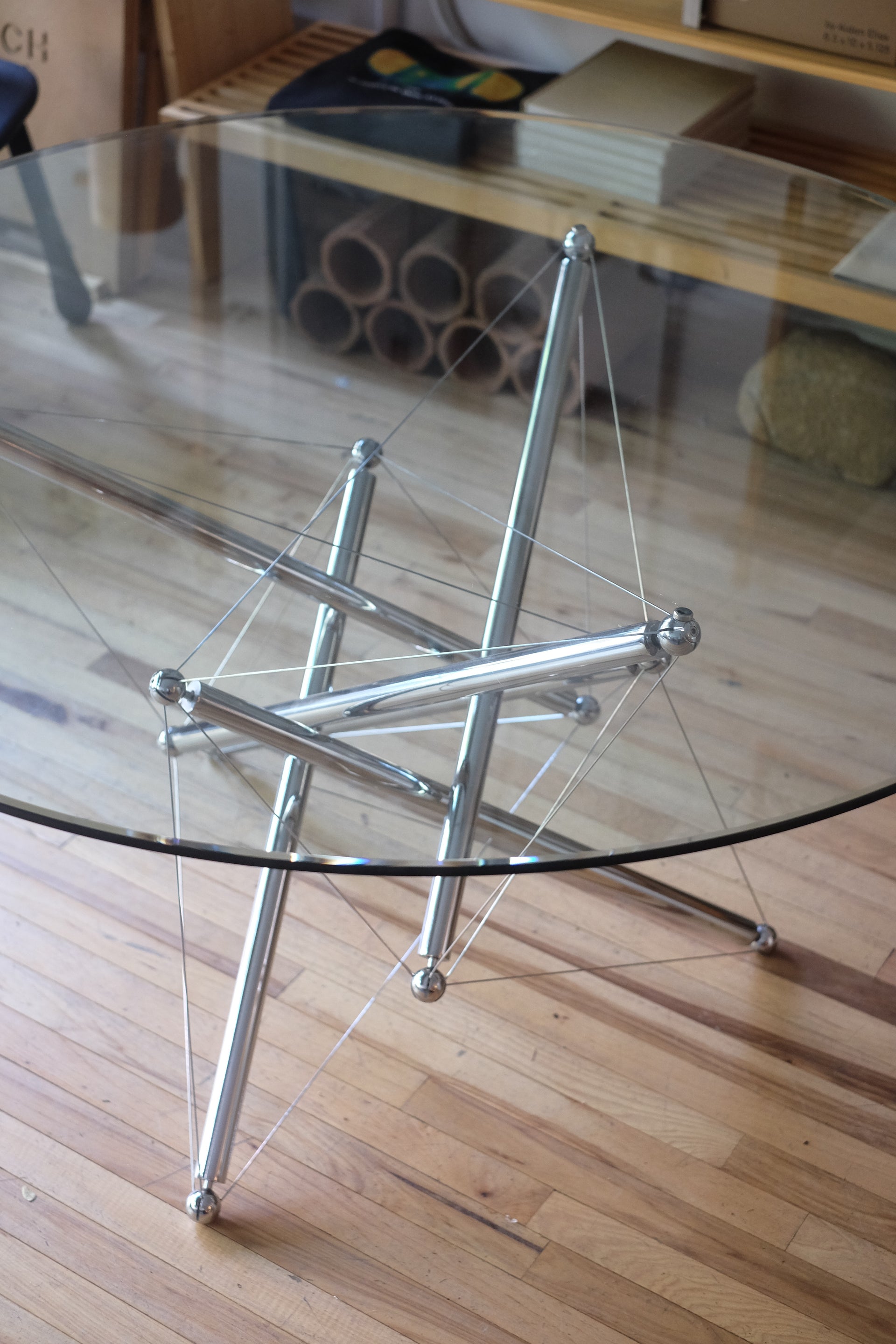 714 Tensegrity Dining Table By Theodore Waddell for Cassina