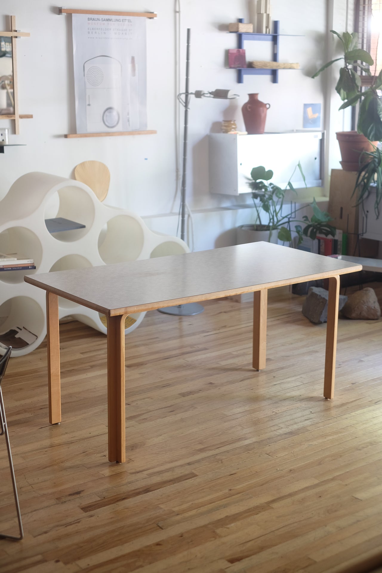 Danish Beechwood Table by Rud Thyegesen and Johnny Sorensen for Magnus Olesen