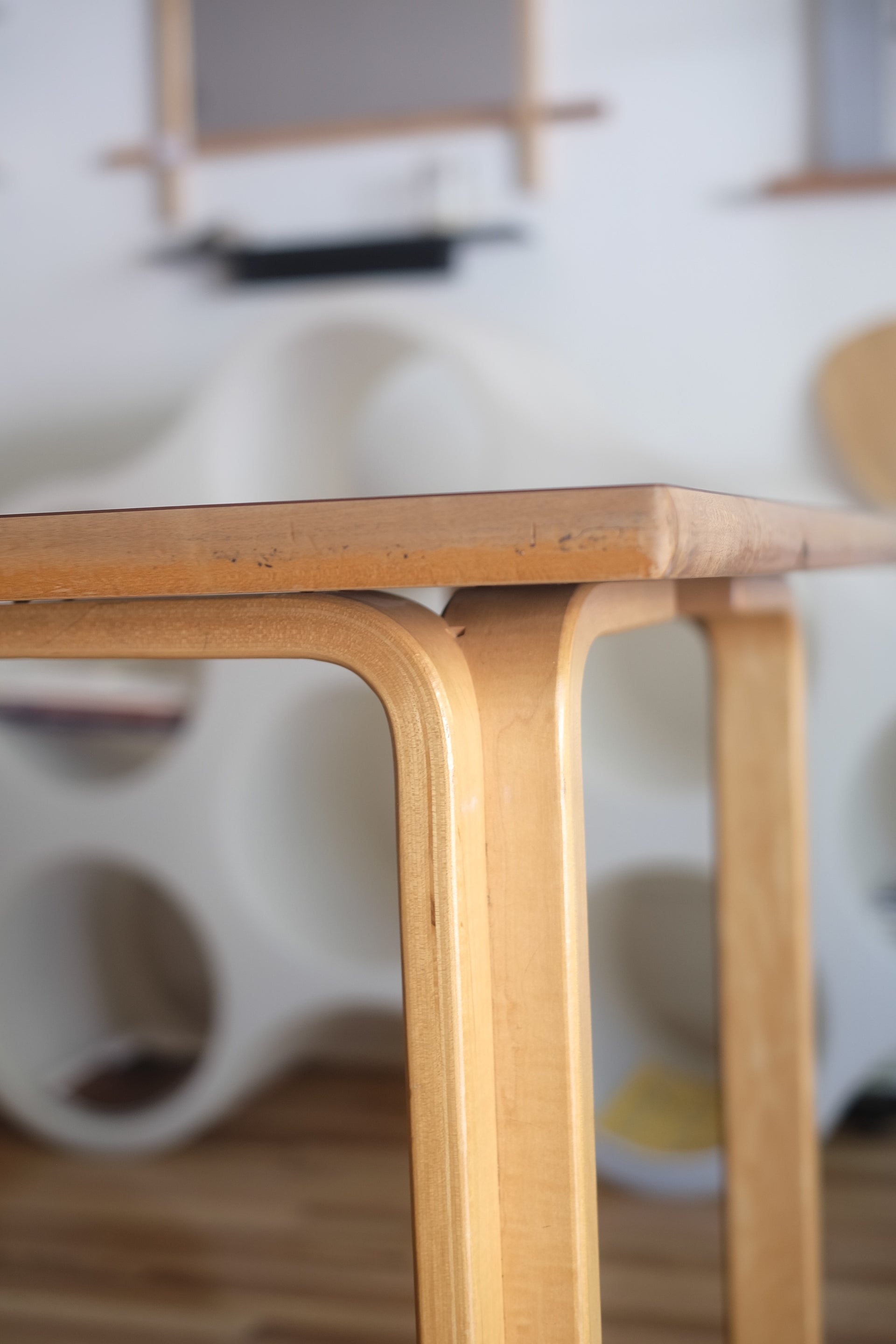 Danish Beechwood Table by Rud Thyegesen and Johnny Sorensen for Magnus Olesen