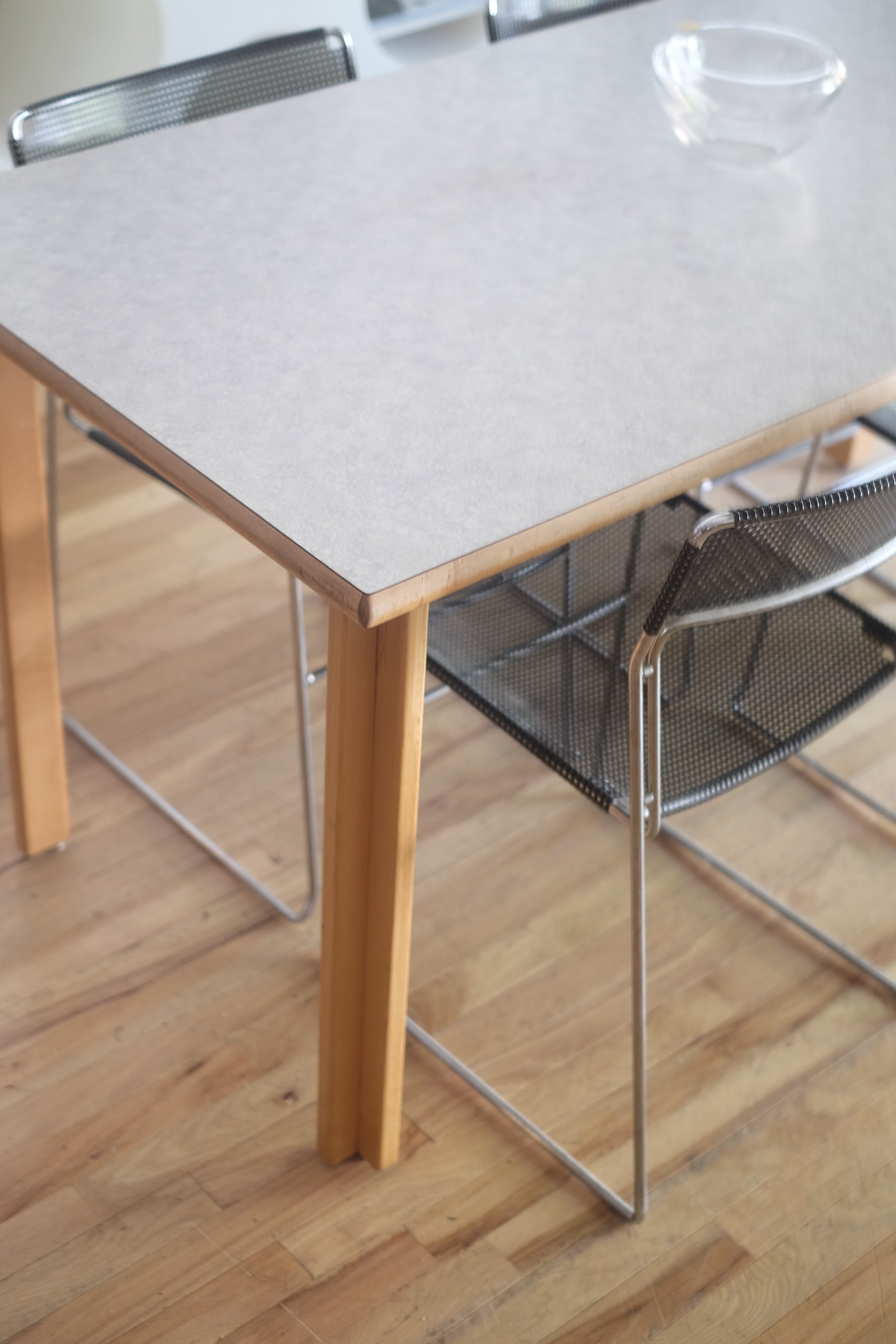 Danish Beechwood Table by Rud Thyegesen and Johnny Sorensen for Magnus Olesen