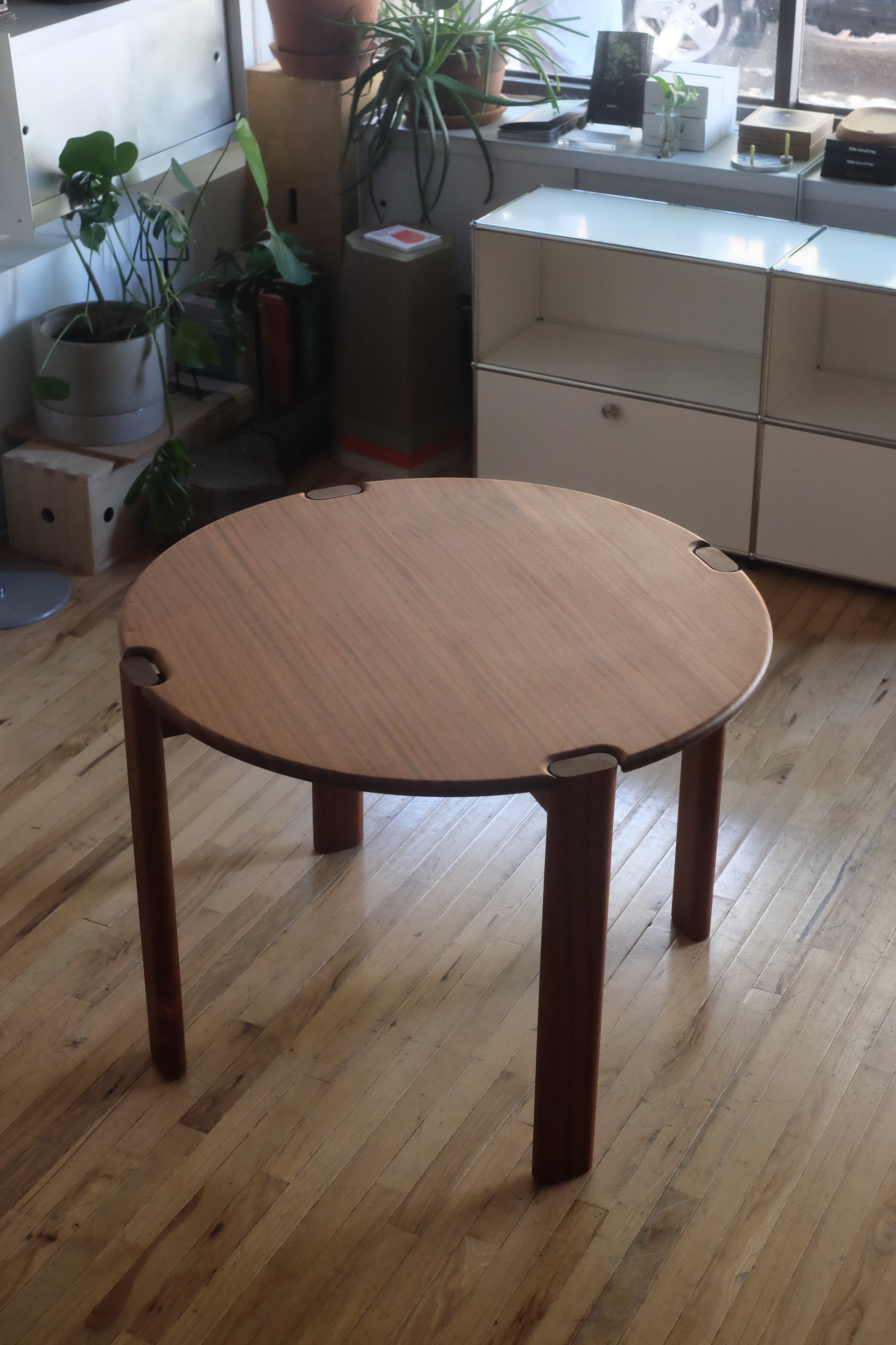 40" Round 'Shmuel' in Sapele by Aidan Elias (floor model)