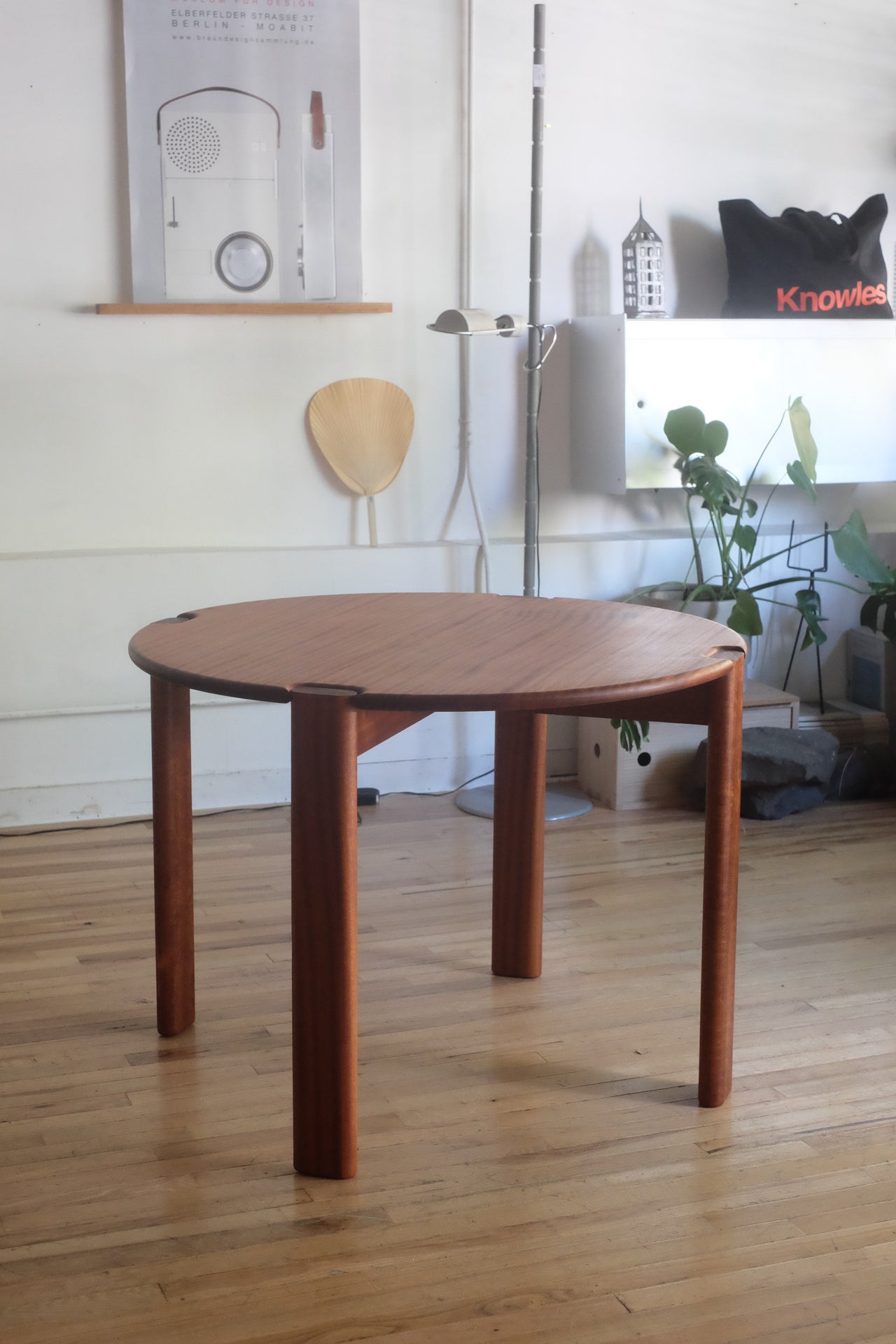 40" Round 'Shmuel' in Sapele by Aidan Elias (floor model)