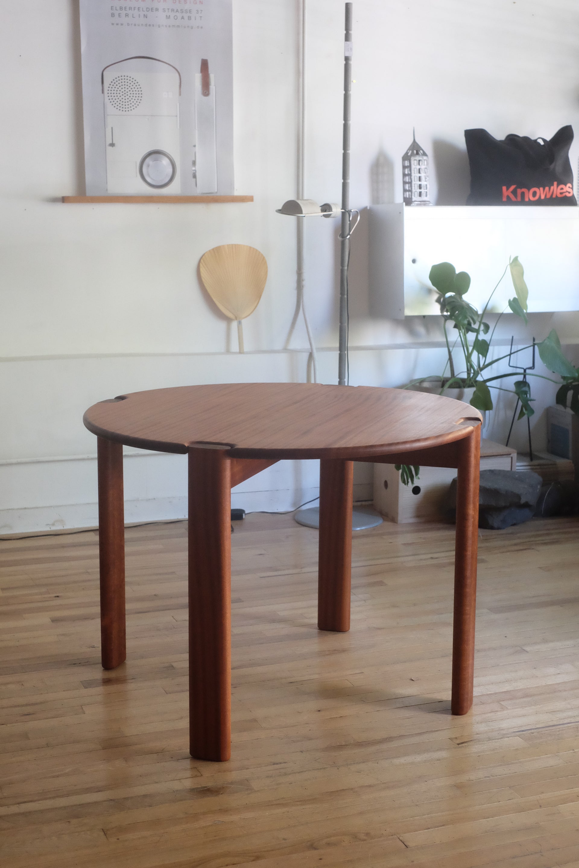 40" Round 'Shmuel' in Sapele by Aidan Elias (floor model)