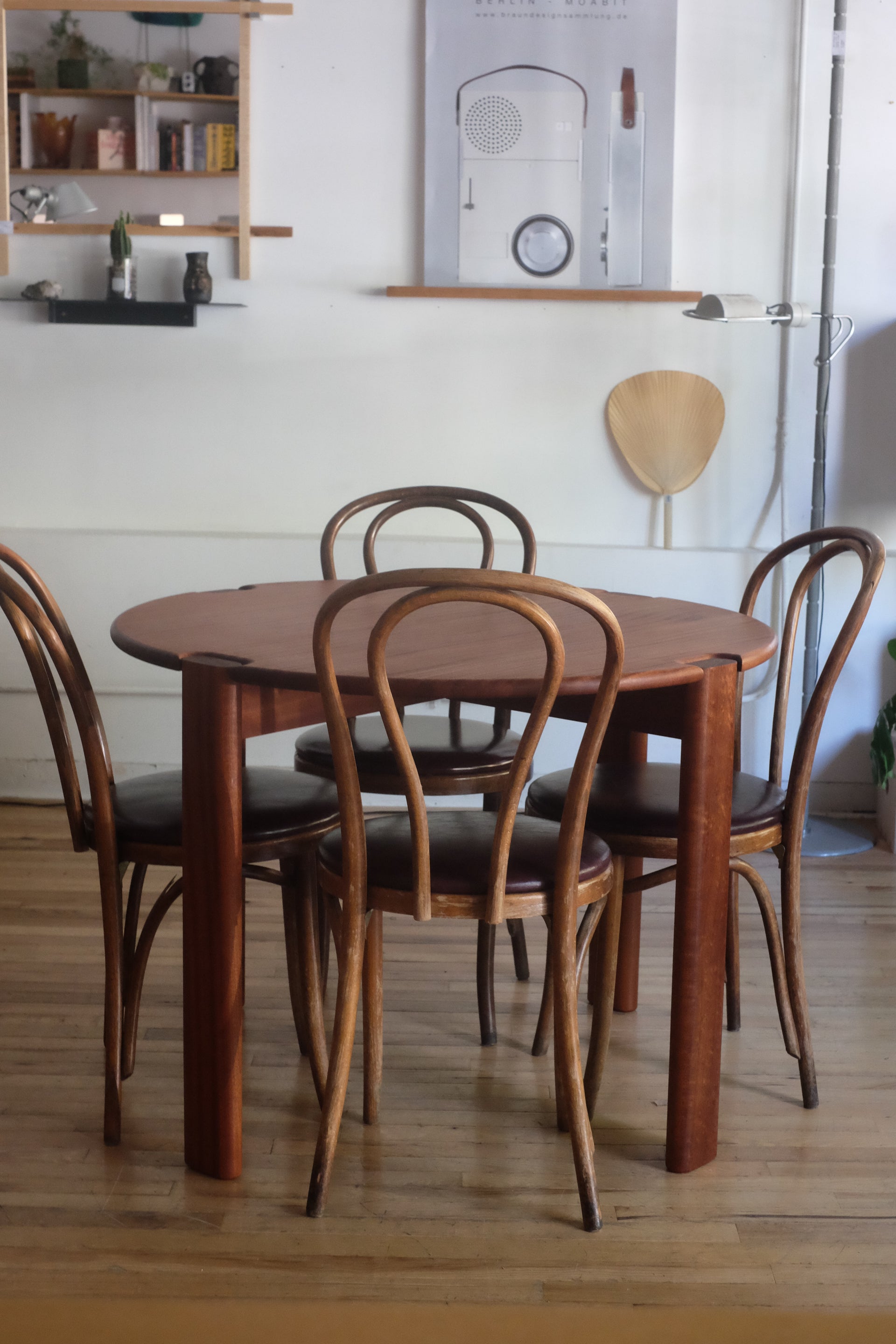 40" Round 'Shmuel' in Sapele by Aidan Elias (floor model)
