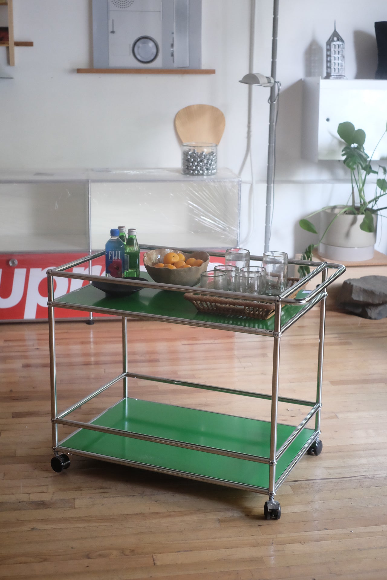 USM Haller Bar Trolley (Kelly Green)