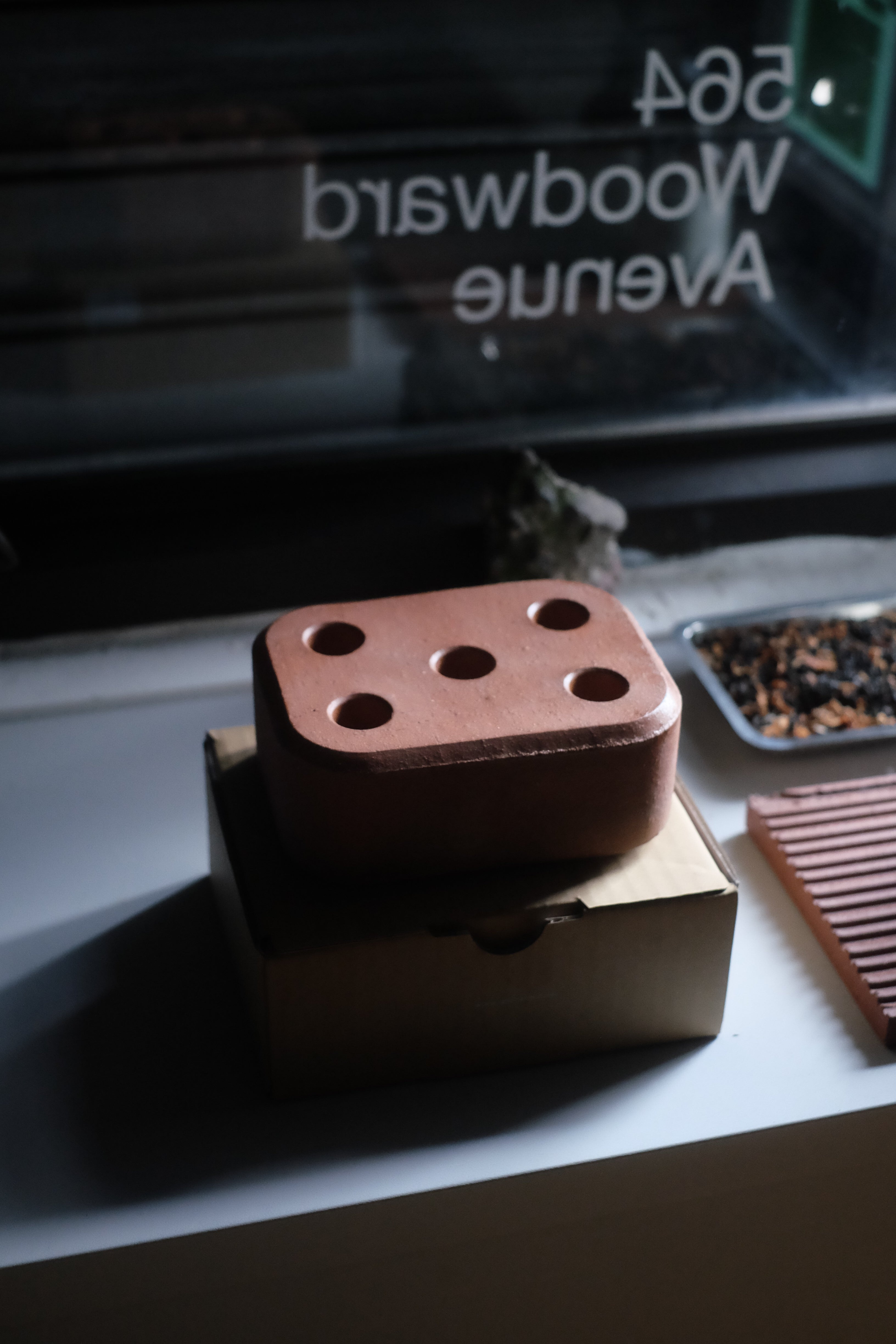 Brick Door Stop / Umbrella Stand by Moheim – lichennyc