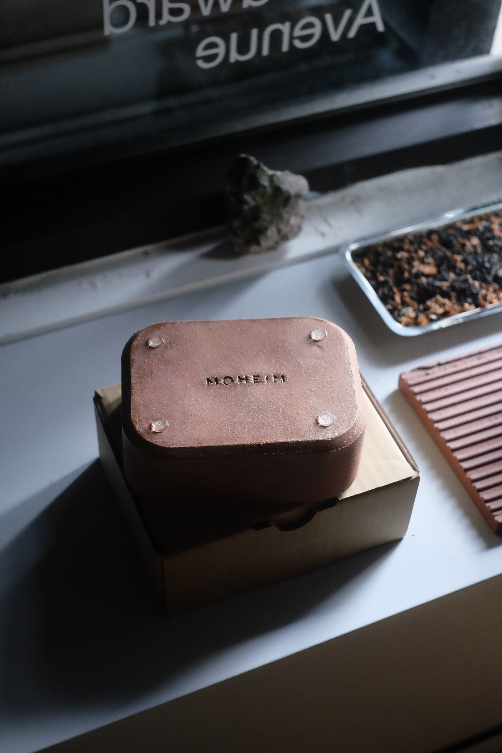 Brick Door Stop / Umbrella Stand by Moheim