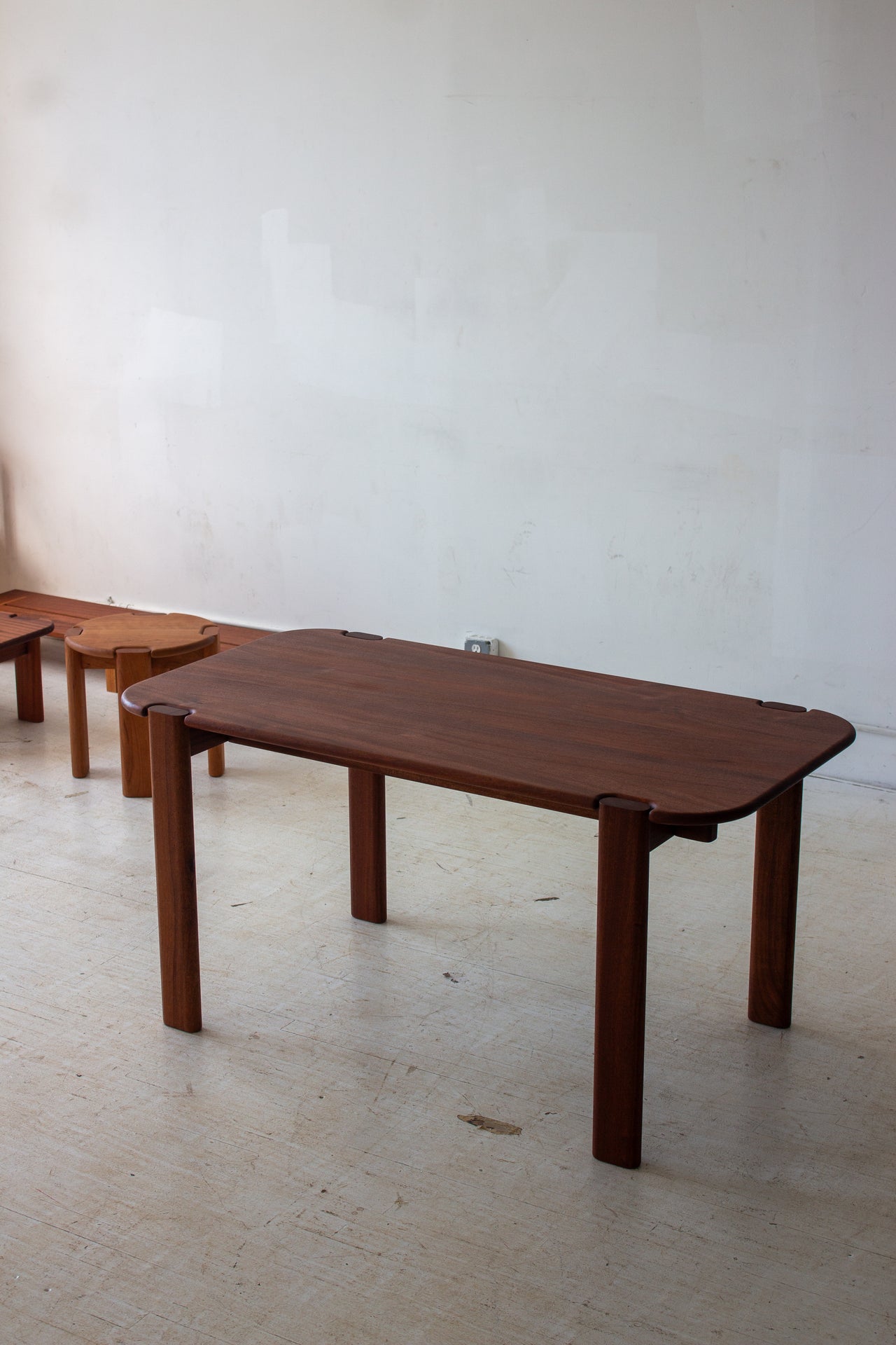 'Shmuel' Table in Sapele by Aidan Elias (Made to Order)
