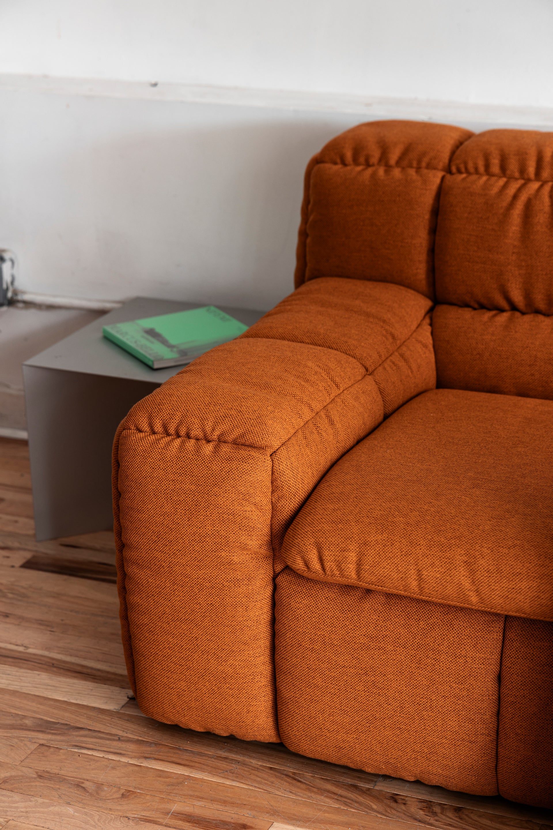 2-Seater ZE SOFA BY LICHEN NYC FOR KARIMOKU (Rust)