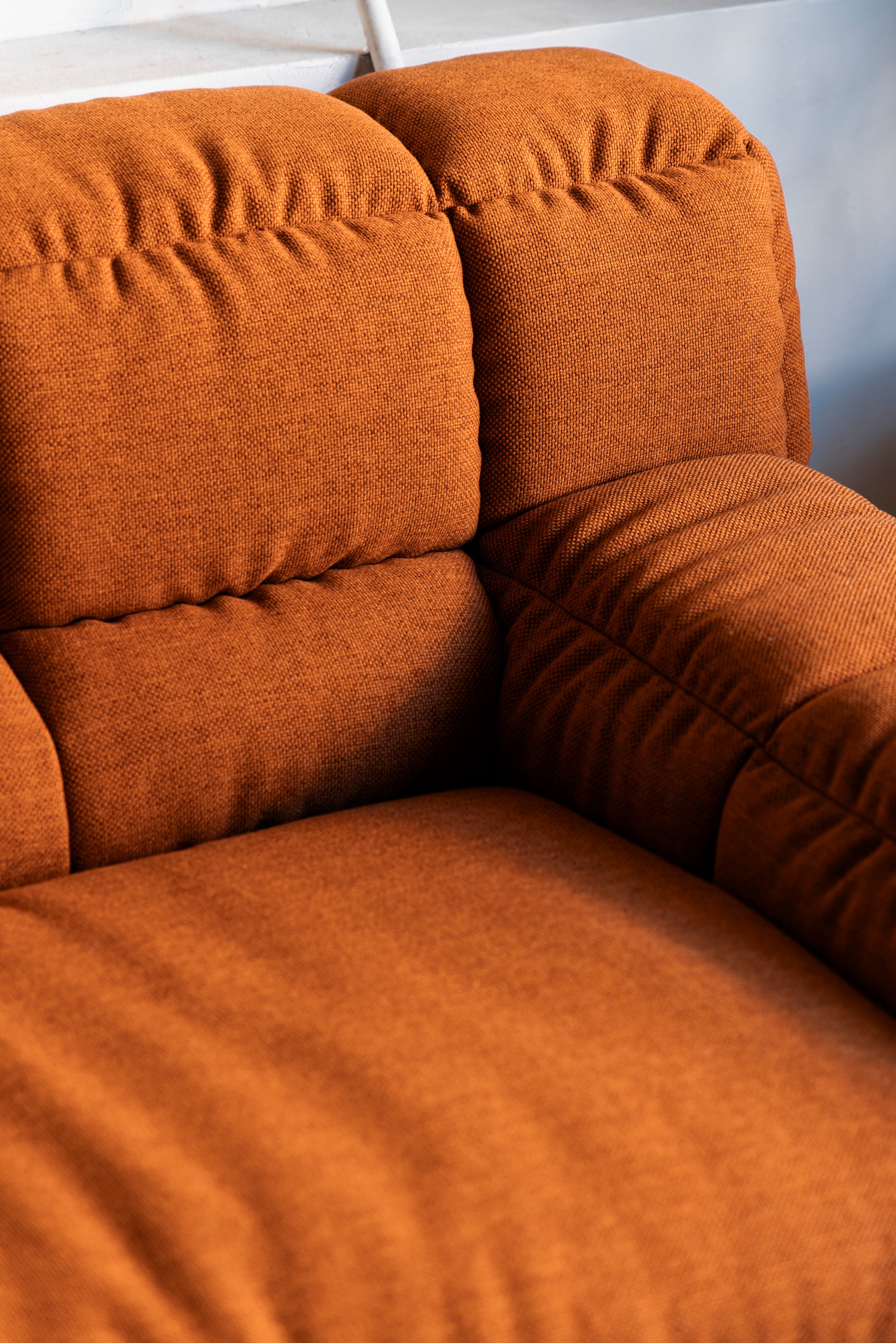 3-Seater ZE SOFA BY LICHEN NYC FOR KARIMOKU (RUST) - lichennyc