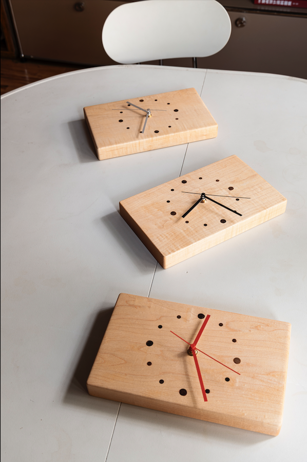 Lichen Maple Wall Clock 01