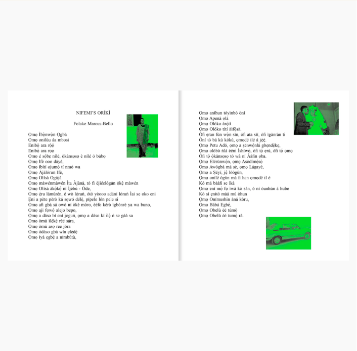 Oríkì: Material Affirmations in Three Acts by Apartamento