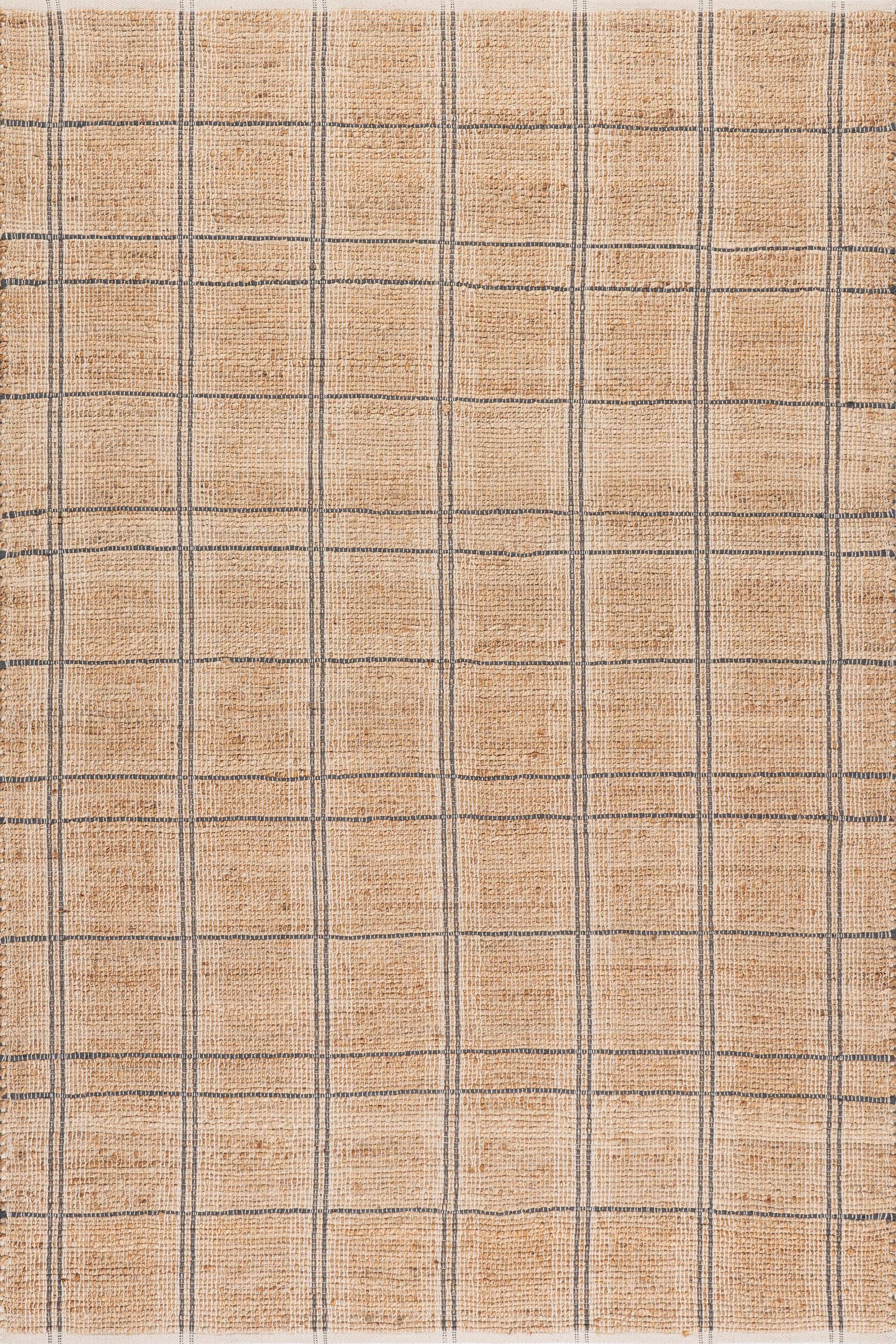 Oscar Plaid Jute Area Rug