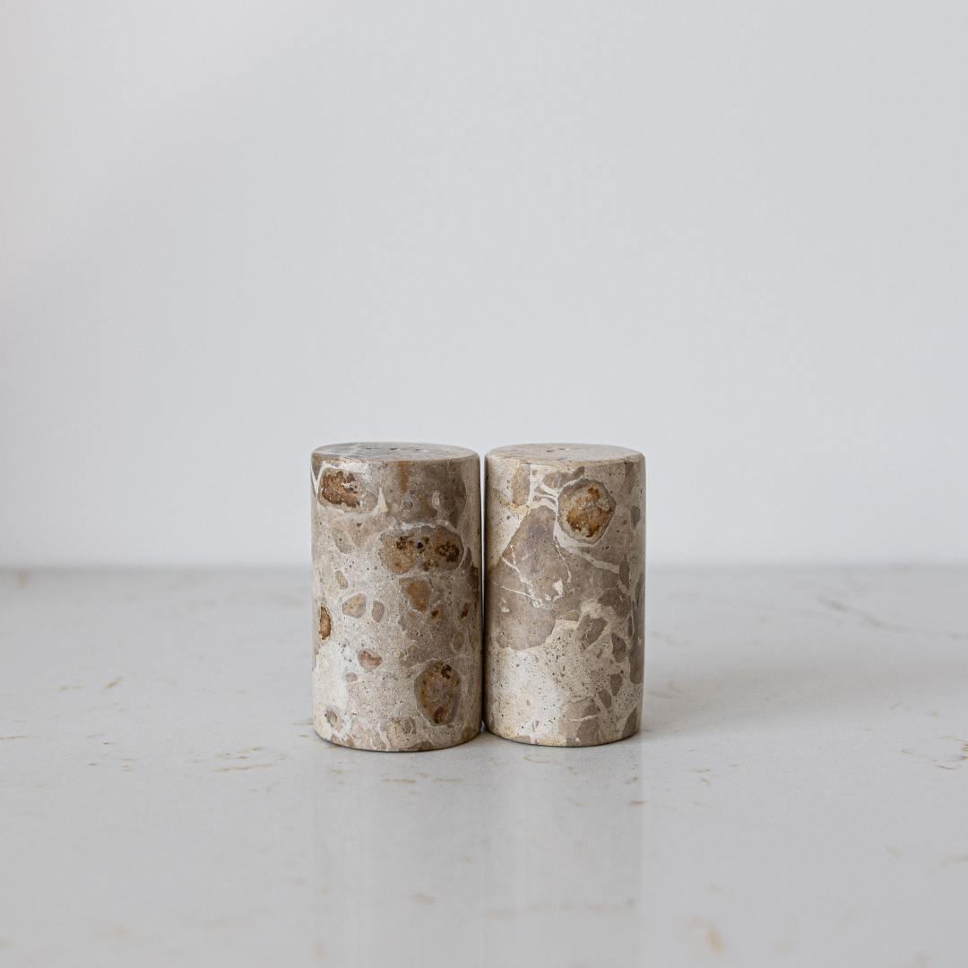 Marble Salt & Pepper Shakers (Pair)
