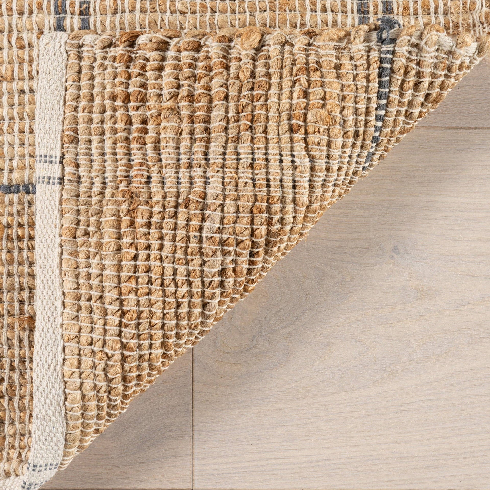 Oscar Plaid Jute Area Rug