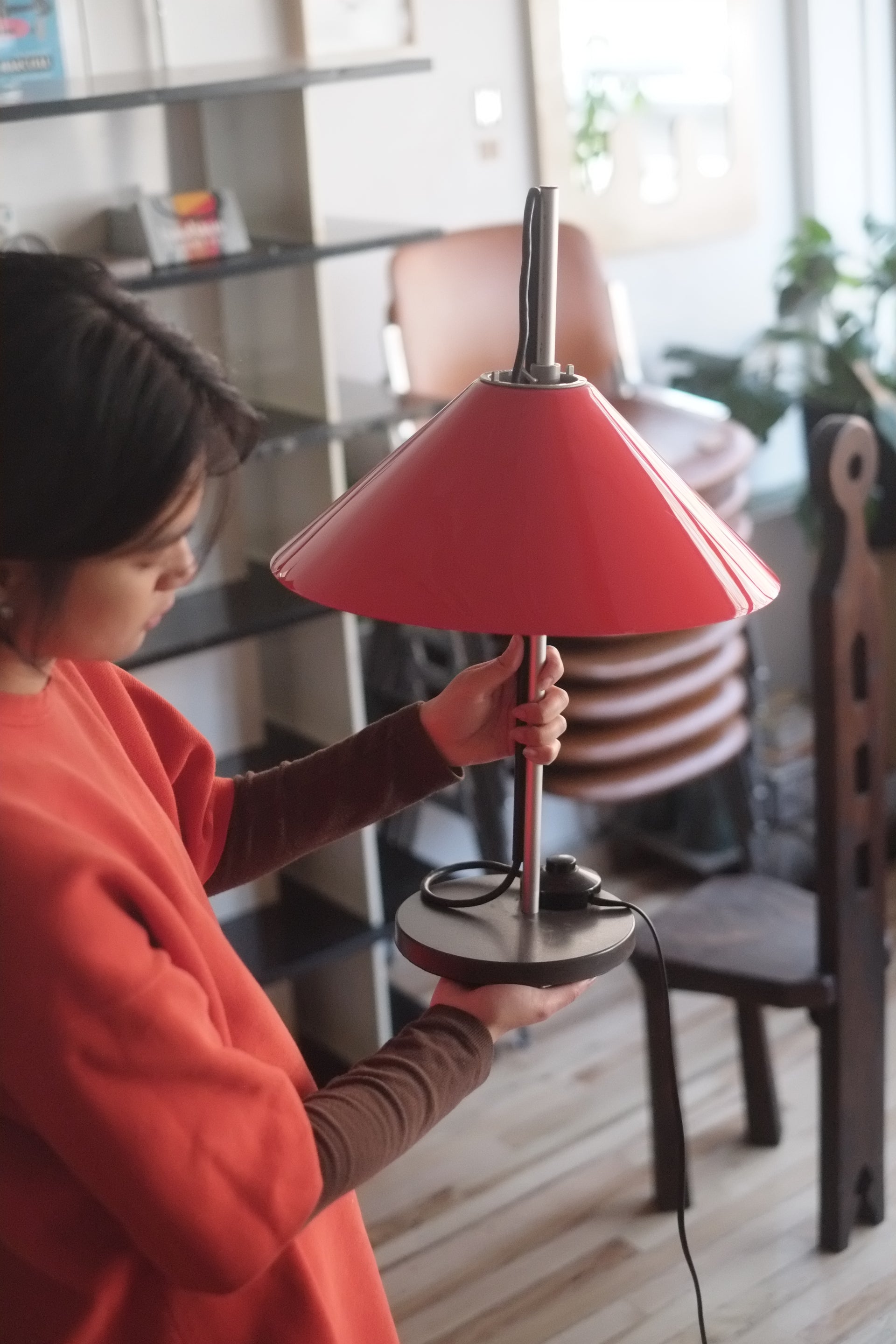 Aggregato table lamp by Enzo Mari and Giancarlo Fassina for Artemide