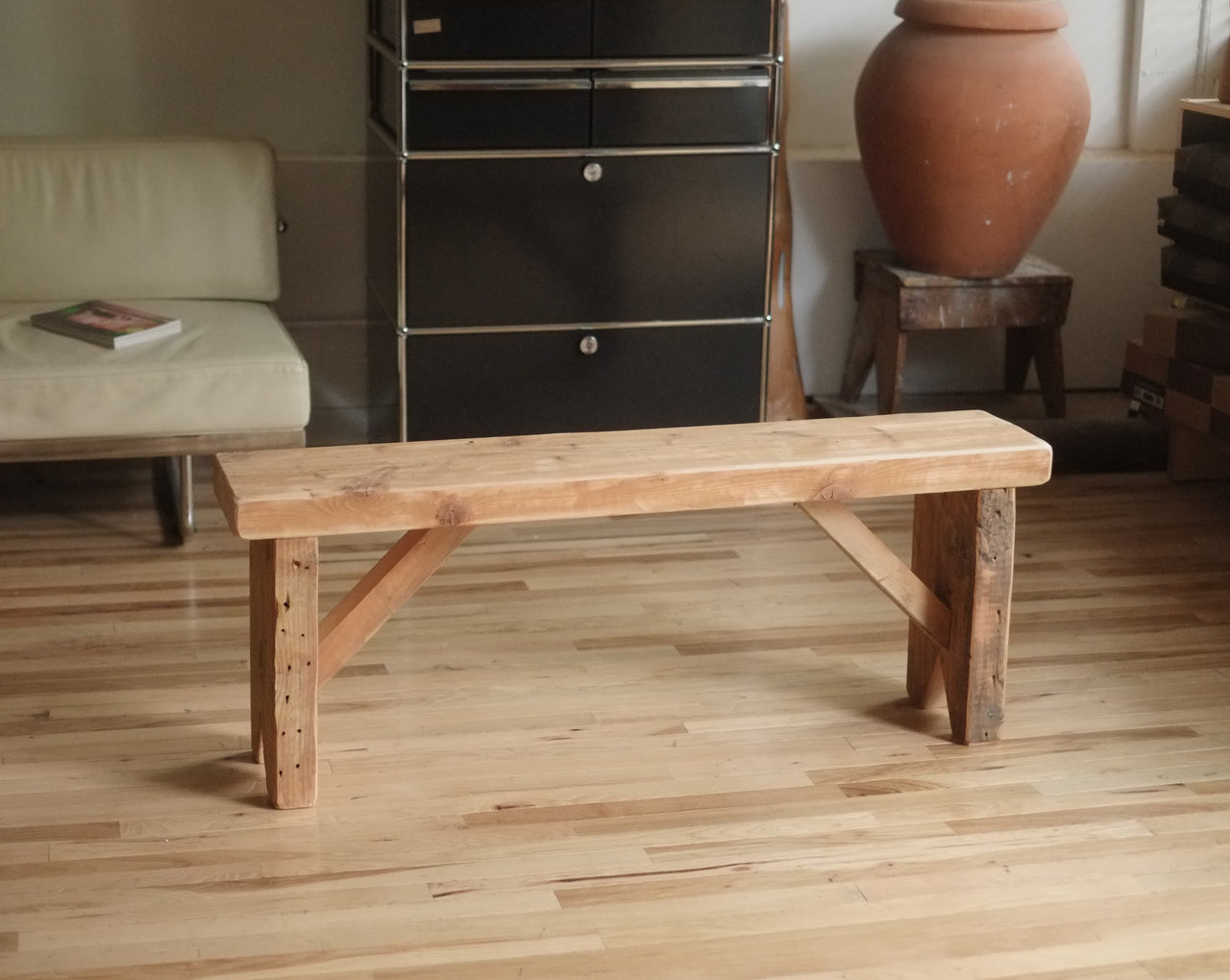 Chunky Reclaimed Bench