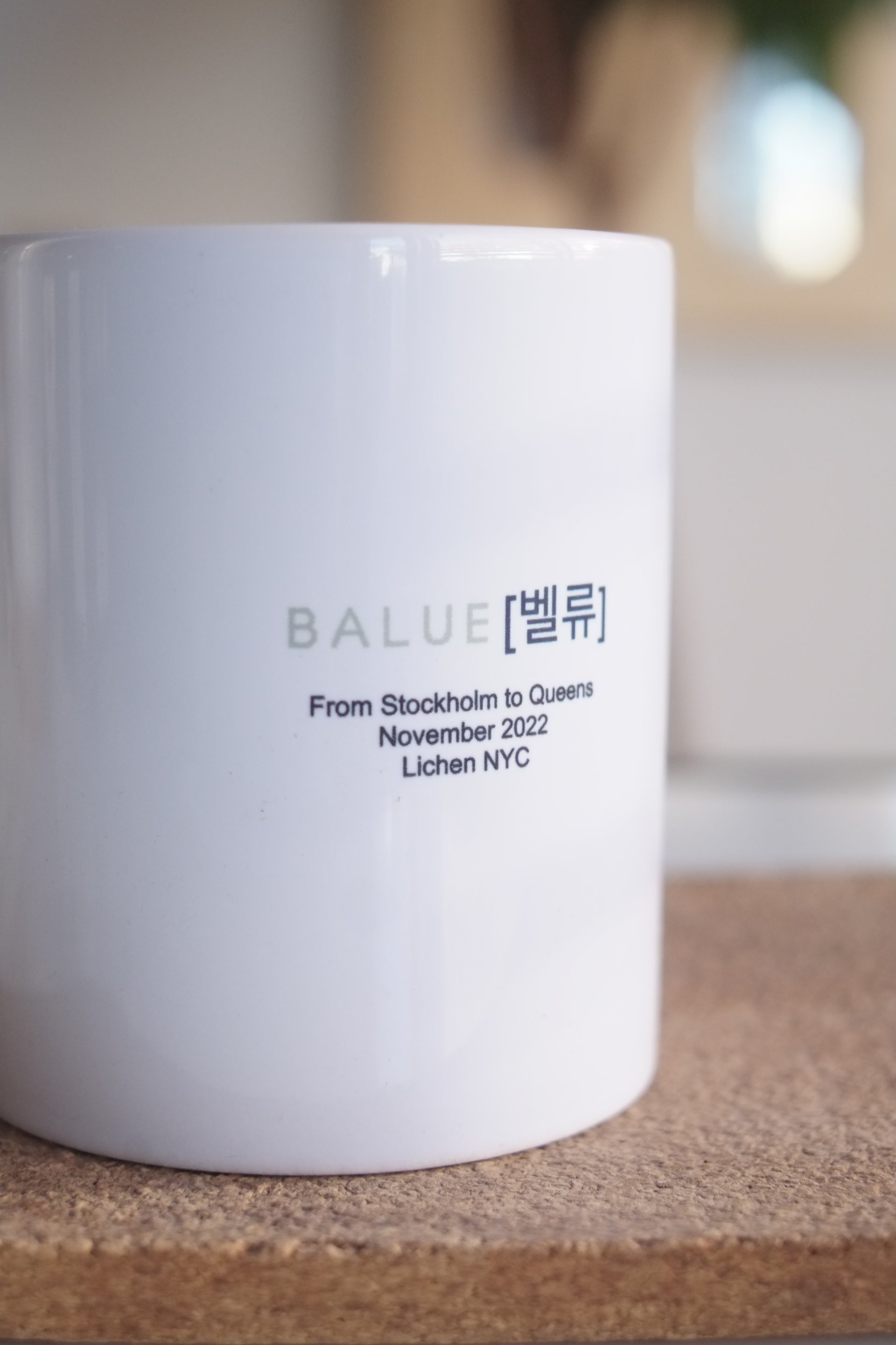 Balue Stockholm x Lichen NYC mug