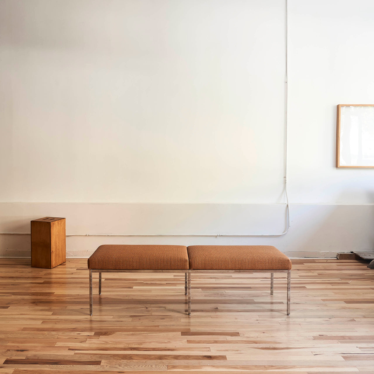 Rent: Custom Upholstered Bench by Florence Knoll for Knoll